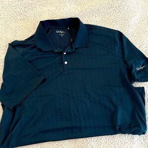 Walter Hagen Men's Deep Blue Polo Golf Shirt